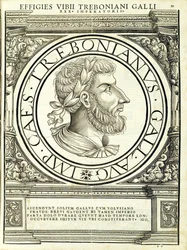 Trebonianus Gallus, illustration fra 