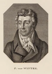 Portræt af komponisten Peter von Winter 1754-1825, ca. 1830.