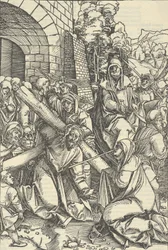 Bæringen af ​​korset, fra vor Herre Jesu Kristi lidenskabs spejl, 1507.