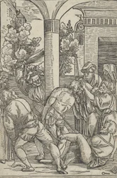 The flagellation, fra The Life of Christ, ca. 1511-12.
