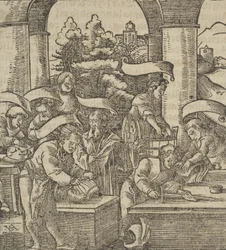The Making of Armours, fra Hymmelwagen om hvem der lever godt..., 1517.