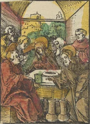 Brylluppet i Cana, fra Das Plenarium, 1517.