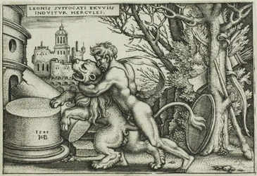 Hercules and the Nemean Lion, fra The Labors of Hercules