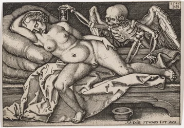 Sovende pige og Døden, 1548