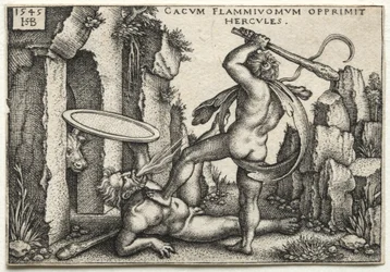 The Labors of Hercules: Hercules Killing the Giant Cacus, 1545.