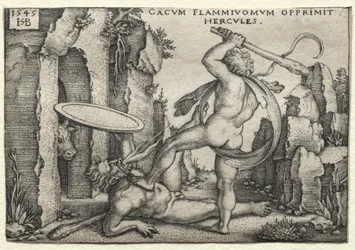 The Labors of Hercules: Hercules Killing the Giant Cacus, 1545.