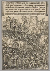 Udvisning af ungarerne, plade 13 fra historiske scener fra kejser Maximilian I
