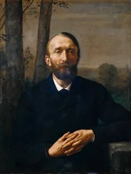 Portræt af Konrad Fiedler 1841-1895, 1884.