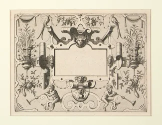 16 dekorative cartouche-designs