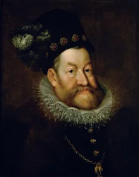 Tysk: Kejser Rudolf II. (1552-1612) Portræt af kejser Rudolf II