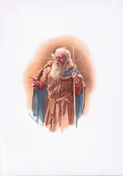 Polonius, illustration fra Hamlet
