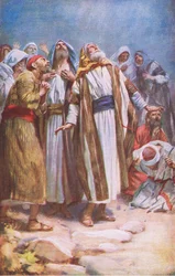 The Ascension, illustration fra Harold Copping Pictures: The Crown Series, ca. 1920