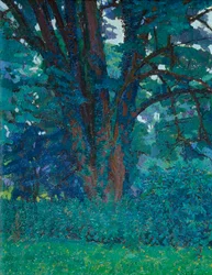 I Gloucestershire, ca. 1916 (olie på lærred)