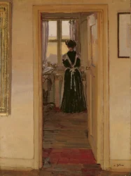Køkkenet (olie på lærred)