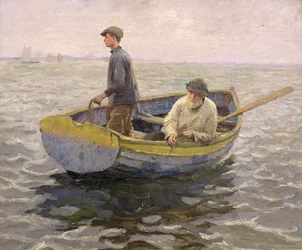 In the Whiting Ground, ca. 1914 (olie på lærred)