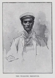 Det vandreskelet (s/h-billede)
