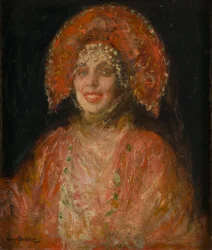 Madame Plevitzskaia, ca. 1927 (olie på lærred)