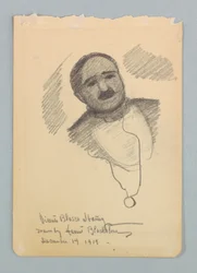 Studie til portræt, Vicente Blasco Ibañez