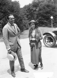 Douglas Fairbanks og Mary Pickford, ca. 1915 (s/h-foto)