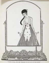 "Sandt at sige, dette nye ornament satte ikke gang i hendes skønhed." Illustration til historien, 