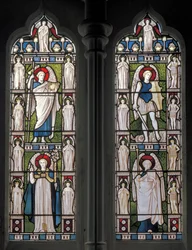 Minley, St. Andrew, James Powell & Sons, Harry Ellis Wooldridge, Angels & Archangels, 1870