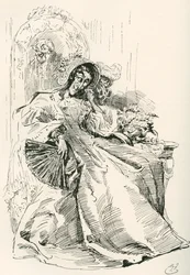 Mrs. Skewton (gravering)