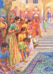 Paladset i Lac. Fra The Adventurous Brethren, illustration fra 