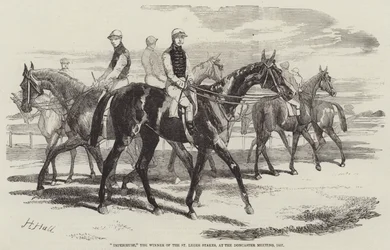 Imperieuse, vinderen af St Leger Stakes, ved Doncaster-mødet, 1857