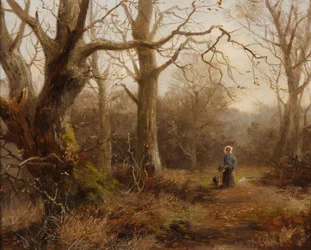 Skovscene, 1892