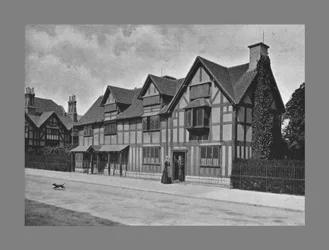 Shakespeares hus, Stratford-on-Avon, c1900