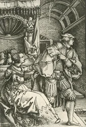 Joseph flygter fra Potifars hustru, c1532, 1908.
