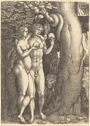 The Temptation by the Snake, 1540.