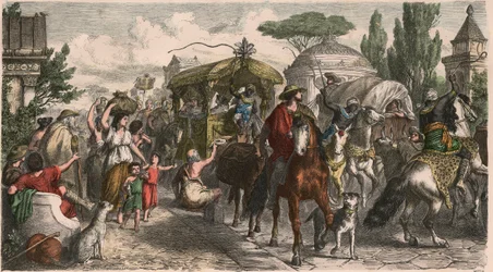 Det antikke Rom: Via Appia (Appian Way) ved den kejserlige æra