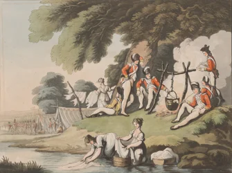 Soldater Cooking, 1. april 1798.