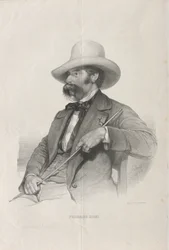 Portræt af komponisten Federico Ricci 1809-1877, 1853.