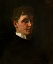 Selvportræt, 1876-1877.