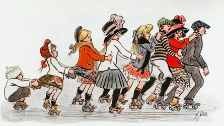 Rulleskøjteklub omkring Alex