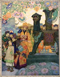 Nattergalen fra fortællinger af HC Andersen, pub. 1911