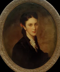 Portræt af Karoline von Liebieg, 1868