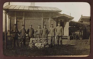 Første Verdenskrig: Ukraine i årene 1914-1916 under den tyske hærs invasion. Gruppeportræt