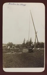 Første Verdenskrig: Ukraine i årene 1914-1916 under den tyske hærs invasion. En brønd