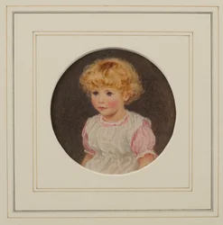 Henry Allingham, 3 år (akvarel på papir)