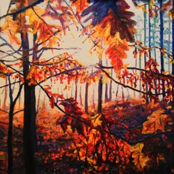 Copper Woods, 2009 (olie på lærred)