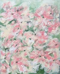Bløde lyserøde blomster