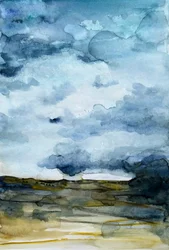 Urolig himmel over landet