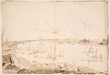 Bordeaux set fra floden