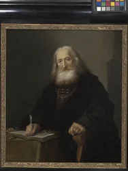 Møntsamleren (olie på træ)