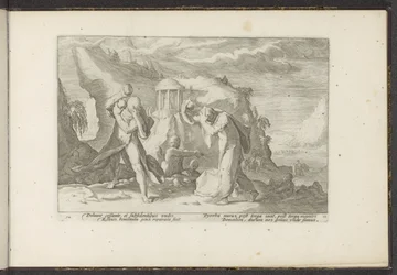 Deucalion og Pyrrha skaber en ny menneskerace Ovids metamorfoser (serietitel) Genskabelser af P. Ovidius Naso (serietitel)