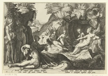 Diana opdager Callisto .s graviditet Ovids metamorfoser (serietitel)
