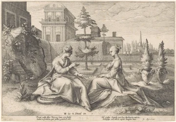 Juno nærmer sig Semele i skikkelse af Beroe Metamorphoses of Ovid (serietitel)